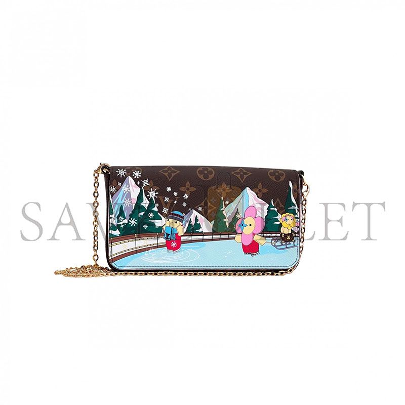 LOUIS VUITTON MASTER FÉLICIE POCHETTE M82628 (21*12*3cm)